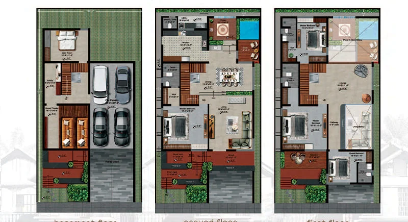 4 BHK Floor Plan
