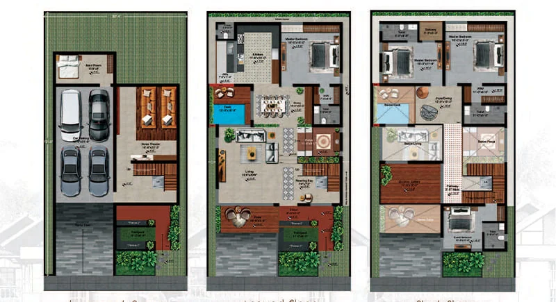 5 BHK Floor Plan